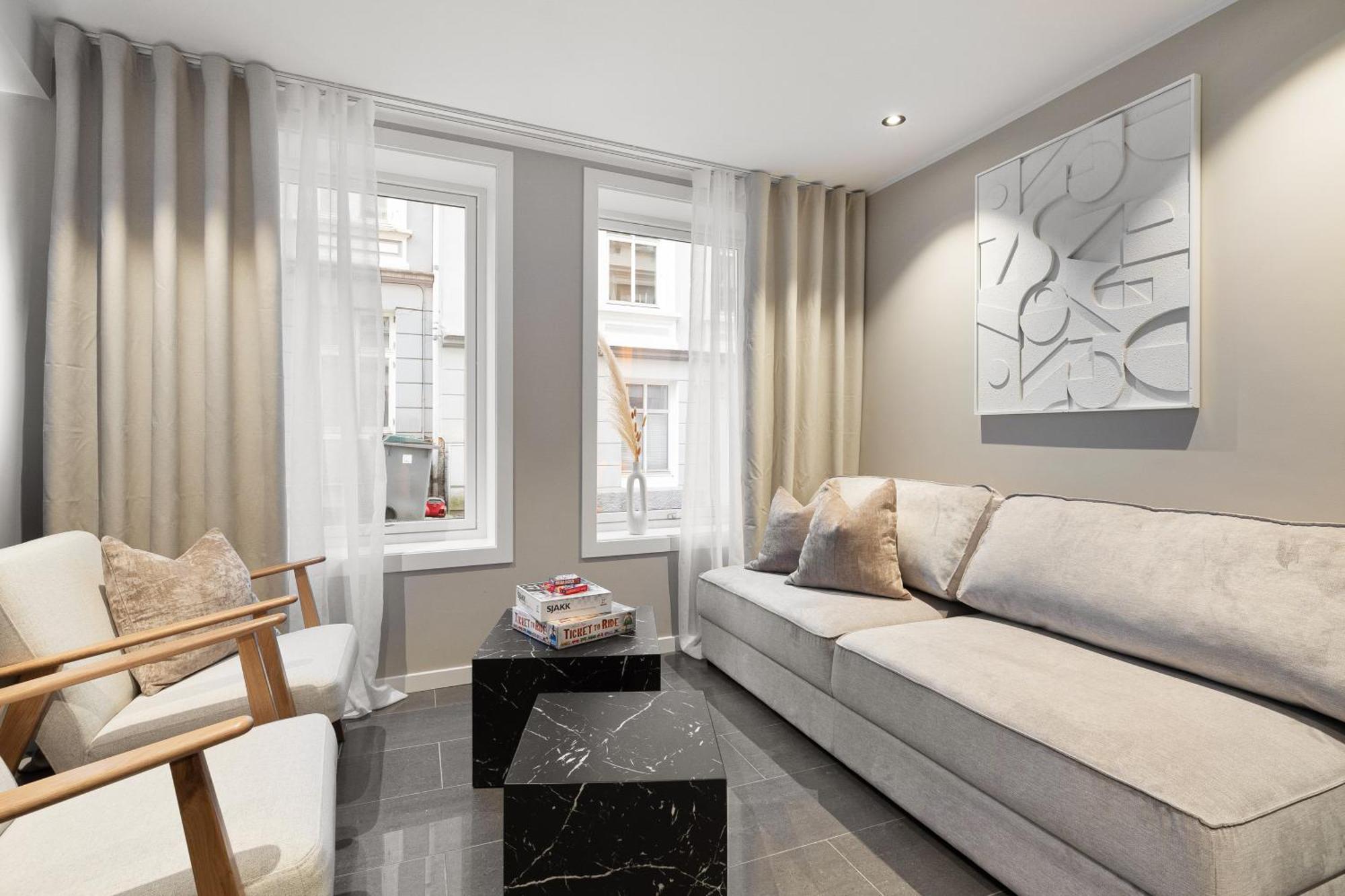 Appartement Renovated Jan 24 - Queen Beds - Behind Bryggen Bergen